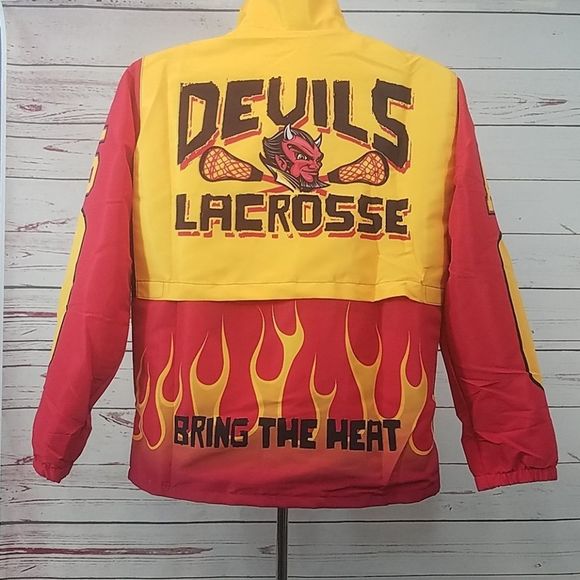 Lacrosse Custom Jacket Youth Large Devils Flames - Picture 7 of 8